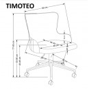 Кресло компьютерное HALMAR TIMOTEO темно-зеленый